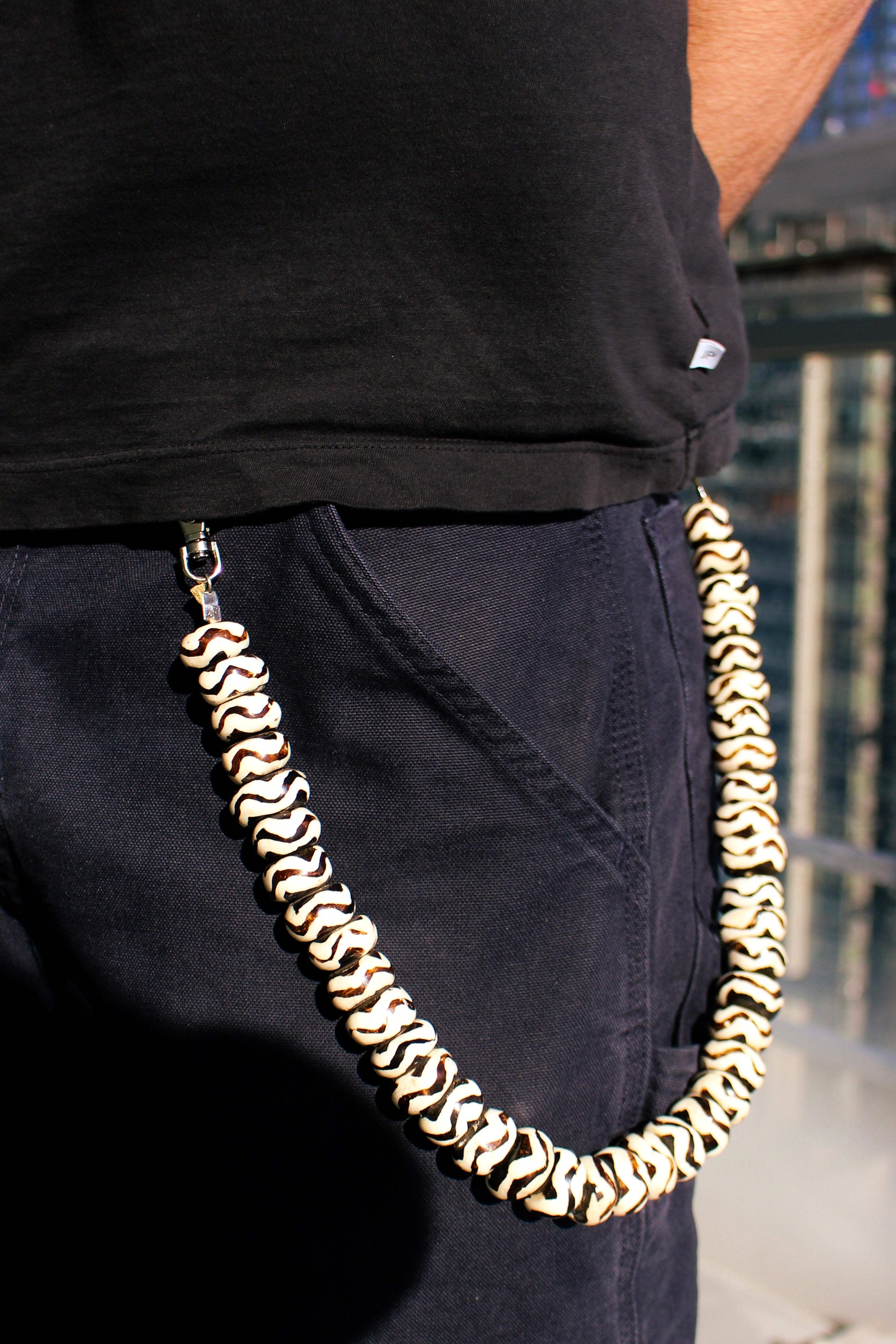 Gambian Terra Bone Wallet Chain