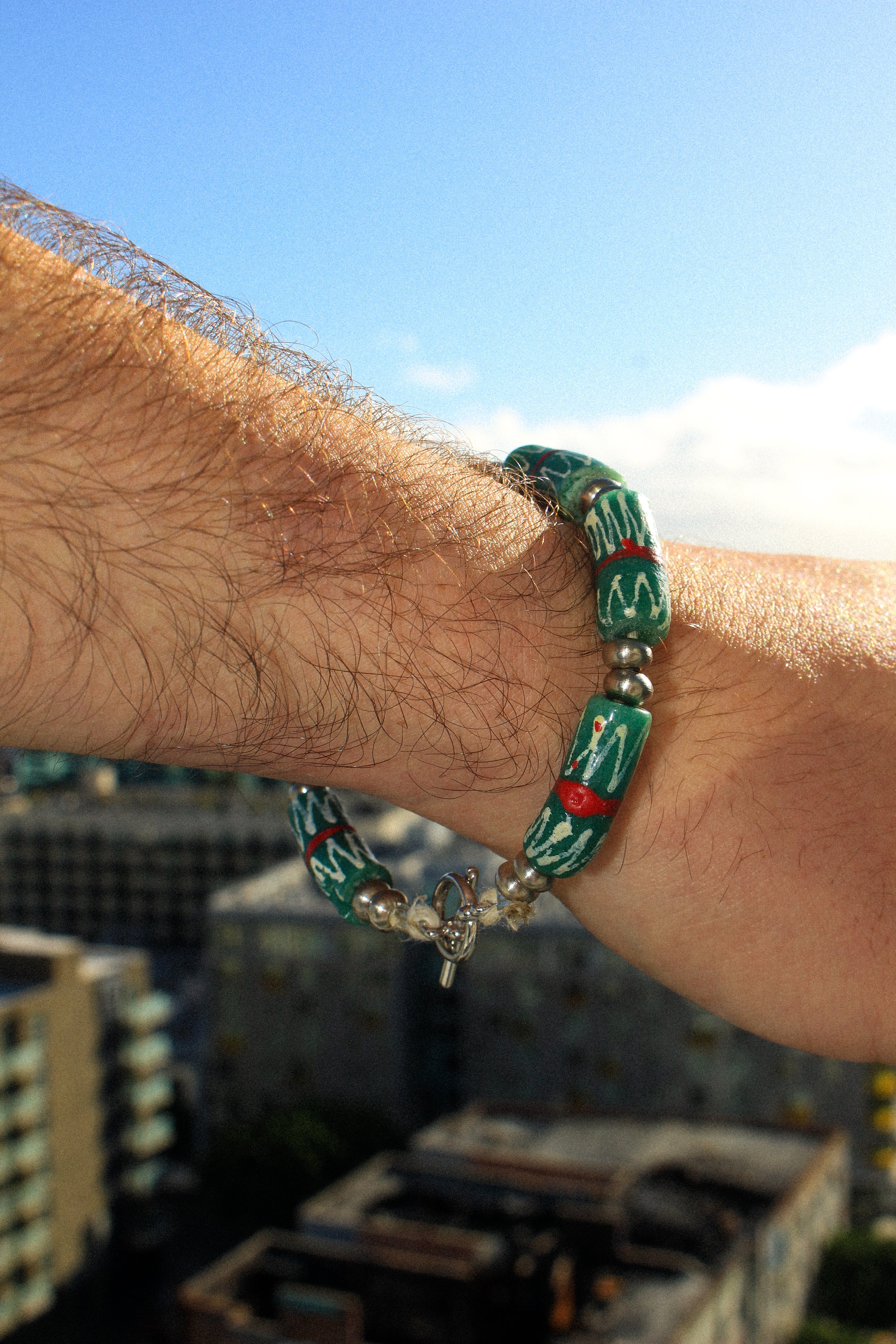 Green Ghambia Tribe Bracelet