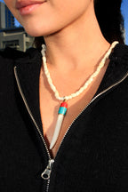 Nepal Sharktooth Bone necklace