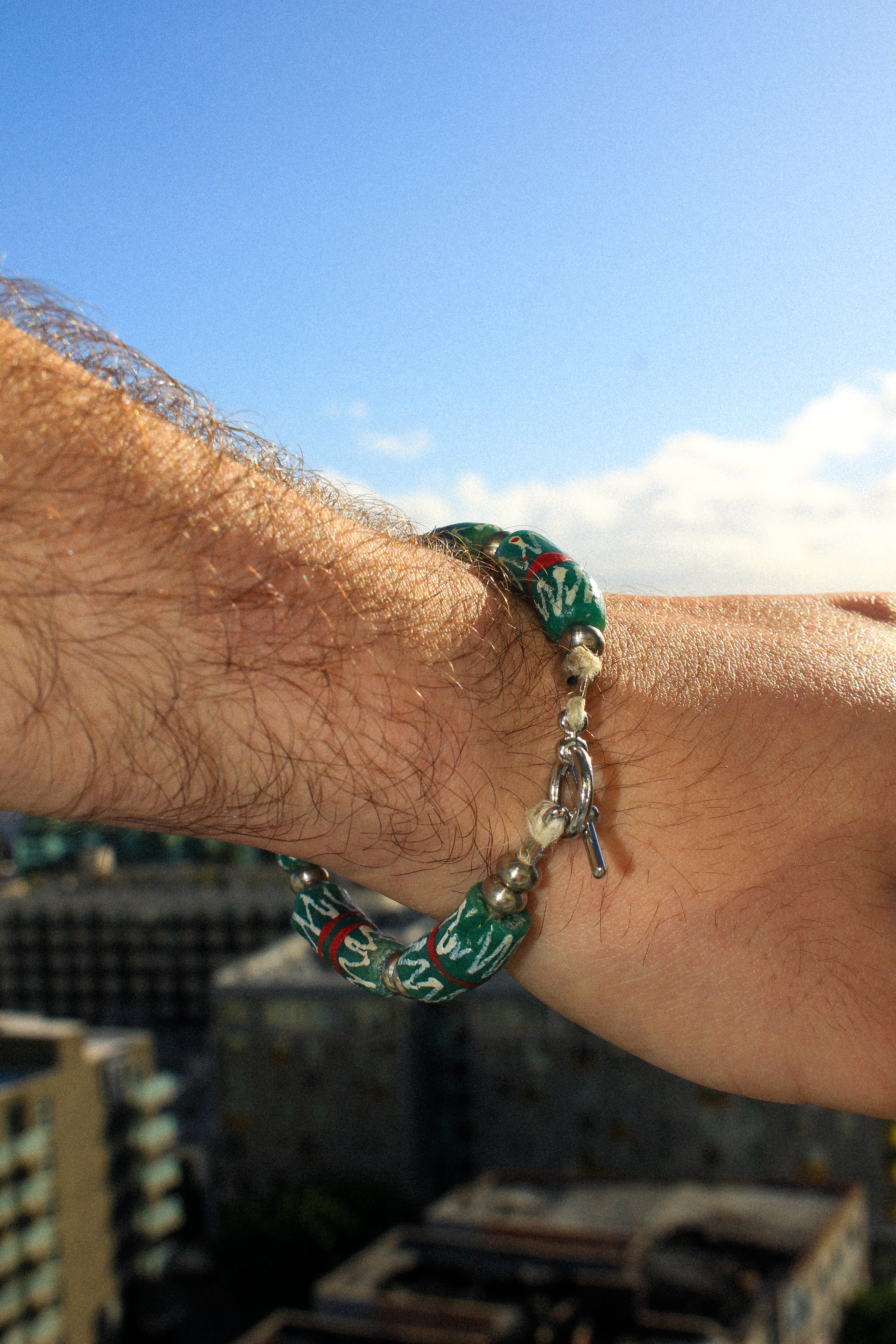 Green Ghambia Tribe Bracelet