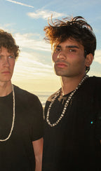 Gambian pattern cow bone Terra necklace