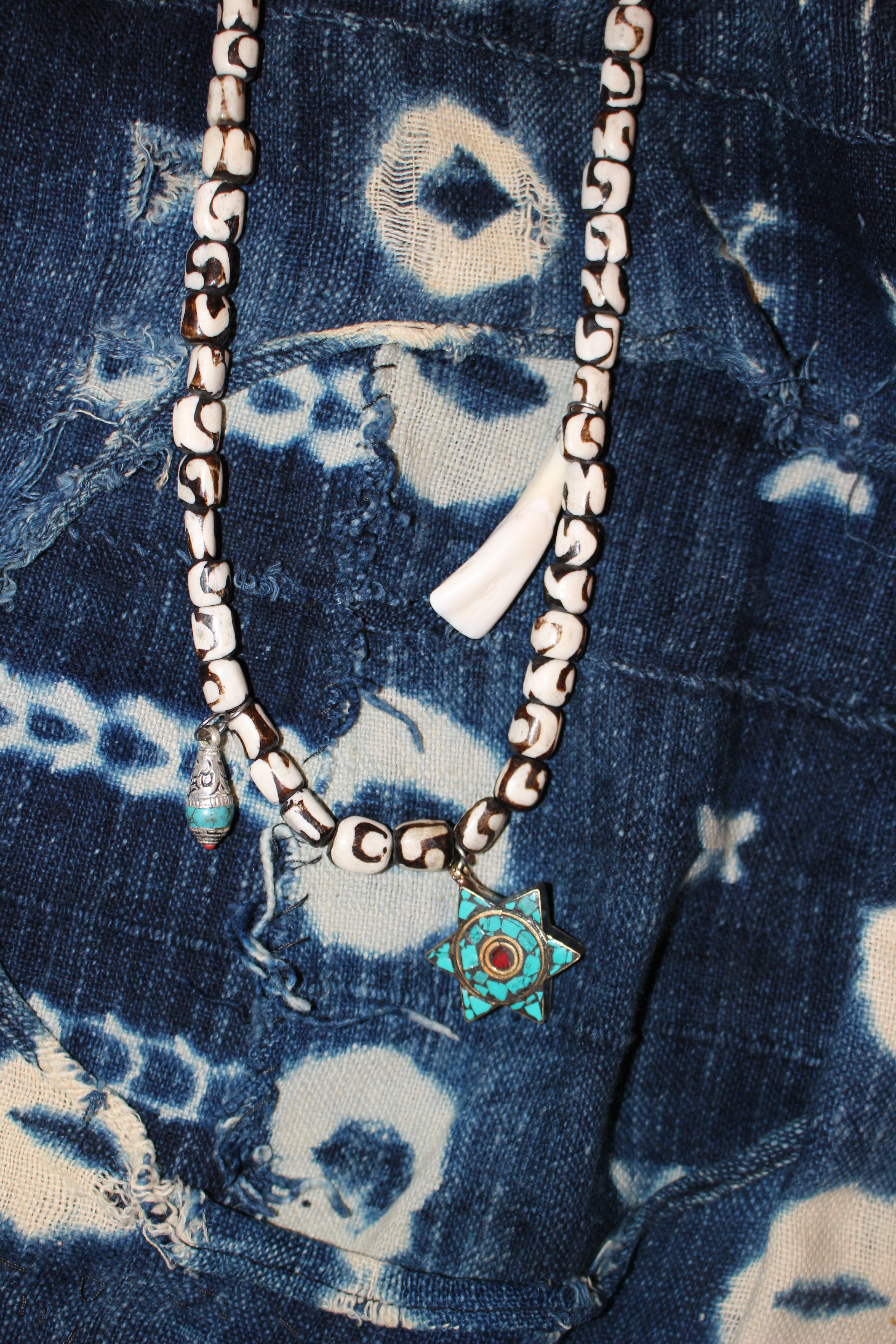 Star of David Nepal Terra Necklace