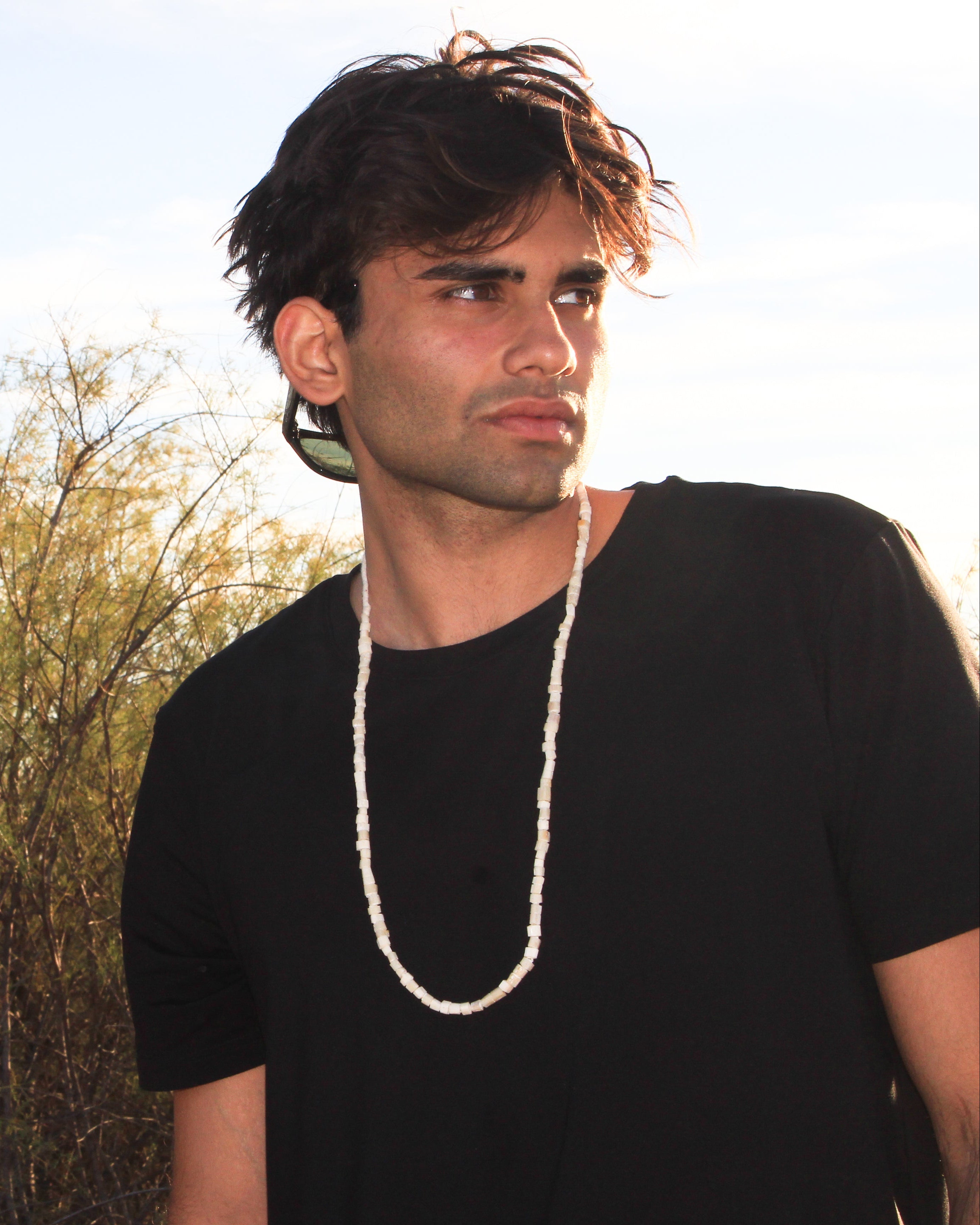 Classic Neutral Cow Bone Terra Necklace
